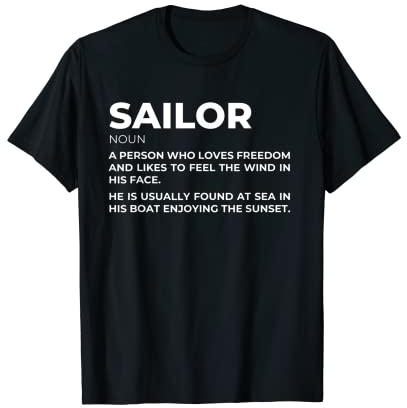 Der freie Segler Substantiv Segeln Geschenk T-Shirt