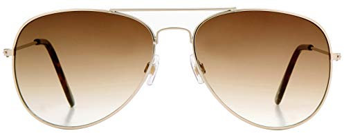 Foster Grant Men's AVI Sunglasses, Light Gold/Tortoiseshell Tip, One Size, (SFGS22105)
