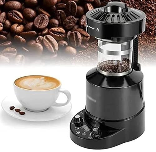 Auto Air Coffee Roaster with Built-in Grinder | Temperature Control Coffee Roasting Machine | Electric Home Baking Timer | beans