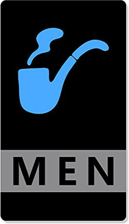 Toilettenschilder für Männer und Frauen, Badezimmertürschilder, Symbole, Toilettenschild, Dekoration, Acryl (A)(B) (B)