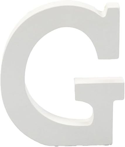Letras y números de Madera Decorativa 15cm (G)