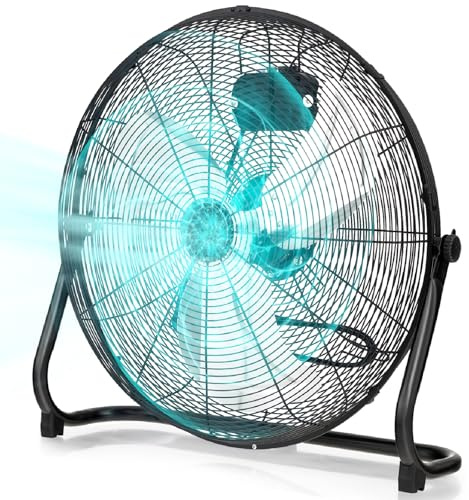 HOMFME 20 Inch High Velocity Circulator Fan With 3 Speeds