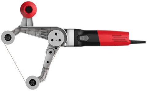 XDTKJDZ Lijadora Pulidora Profesional De Tubos De Acero Inoxidable, Lijadora De Banda De Mano, Diámetro Máximo De Tubo 180 Mm, Ajuste De 6 Velocidades, Velocidad 2,4-9,1 M/s, para Pulir, Terminar