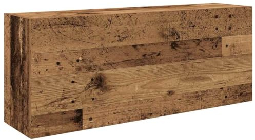 vidaXL Bad-Wandschrank Altholz-Optik 100x25x40 cm Holzwerkstoff
