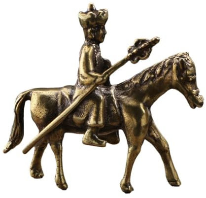 Antikes Messing Reise nach West, Meisterlehrlingsornament, Landschaft, Desktop-Dekoration, Kunsthandwerksstatue, König, Affe