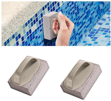 Cepillo Piscina Piedra Pomez 2 Piezas Cepillo Limpiafondos Piscina Piedra Pómez Limpieza Cepillos Limpiar Piscinas Algas