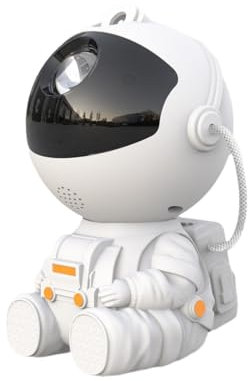 FMIYJUN Proyector ornamental astronauta estrella proyector lámpara LED sentido de la atmósfera dormitorio y techo regalos para niños y adultos