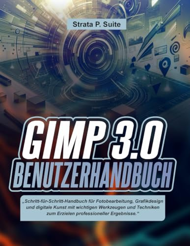 GIMP 3.0 BENUTZERHANDBUCH: „Schritt-für-Schritt-Handbuch für Fotobearbeitung, Grafikdesign und digitale Kunst mit wichtigen Werkzeugen und Techniken zum Erzielen professioneller Ergebnisse.“
