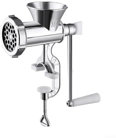 Riempitore manuale per salsicce e tritacarne in metallo per macinare salsicce all'aglio e carne macinata dispositivo da cucina (L)