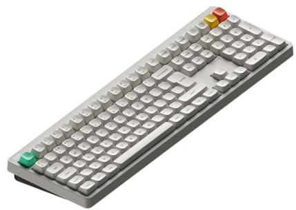 nuphy Node100 Hot Swappable Wireless Mechanical Keyboard (UK Layout) | Custom Keyboard, 109 Keys Computer Gaming Keyboards, Supports Touch Gestures, RGB Backlit, Bluetooth/2.4GHz/USB-C