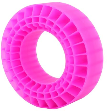 Hamwesh Däckskum, 4 St Silikon Vattentät Temperaturbeständigt för 1,9 Däck, Larvskum med Inläggsfoder för 1/10 RC Bandbilar Tillbehör (Rosa)