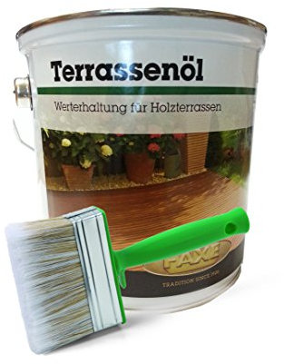 Faxe | Terrassenöl | Aktions-Set inkl. Ölpinsel Farbe Douglasie