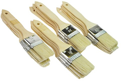 Rotix de 98071 20 x Pincel Plano 35 mm | Pincel para pinceles y adhesivo y manualidades | pintor (barniz Pincel, 20 unidades