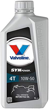 Valvoline Motoröl 10W-50 SynPower Synthetiköl Motor Öl API SN 4T 1L Kompatibel mit SUZUKI MOTORCYCLES DL GSX-S VZ RM-Z SV