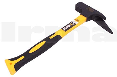 BSD Martello da Carpentiere 600g - Martello con Manico in Fibra di Vetro, Martello da Carpentiere con Calamita