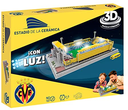 BANDAI Eleven Force 3D-Puzzle, Stadion, Keramik, mit Licht (EF15310)