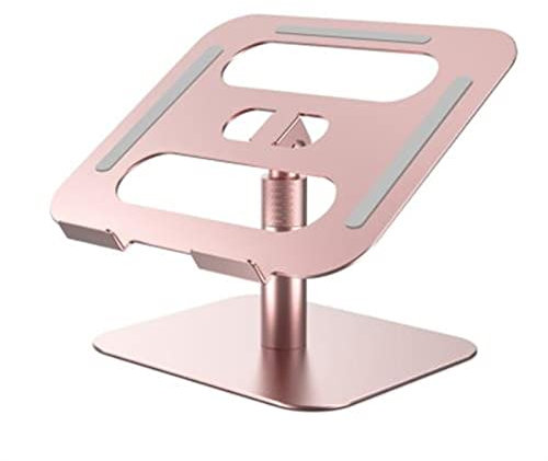 XTYPE Table Laptop Stand Compatible For Notebook Holder Foldable Aluminum Desk Portable Adjustable Accessories (Color : Pink)