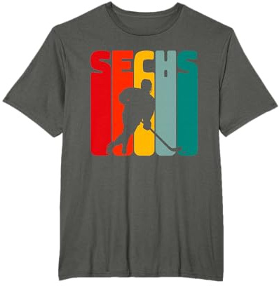 Geburtstagsshirt 6 Jahre Eishockey 6. Geburtstag Jungen T-Shirt