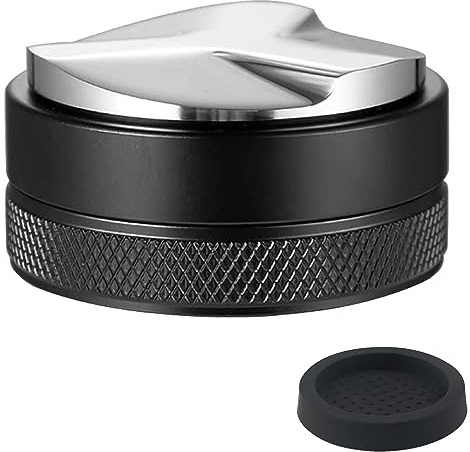 51mm Coffee Distributor with Silicone Tamper Mat, Espresso Coffee Leveler, Wdt Portafilter Distribution Tool, Barista Accessories