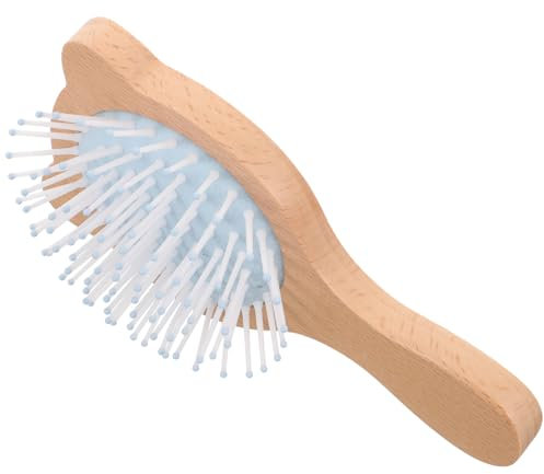 EXCEART Spazzola Districante Per Lunghi e Ricci Spazzola Massaggiante Legno Con Design Carino Per Uso Quotidiano Colore Casual Adatta Donne e Ragazze