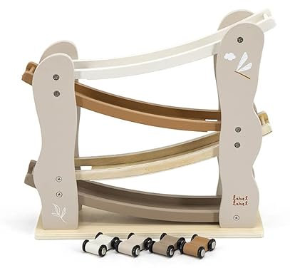 BARBACADO Toboggan de Petites Voitures en Bois