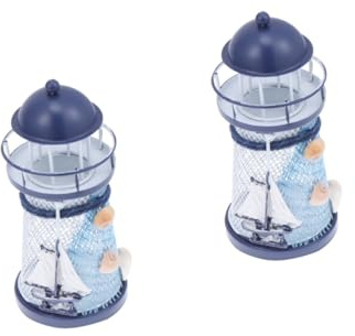 VILLFUL 2 Stücke Mittelmeer Teelichthalter Eisen Kunst Kerze Tasse Für Hochzeit Party