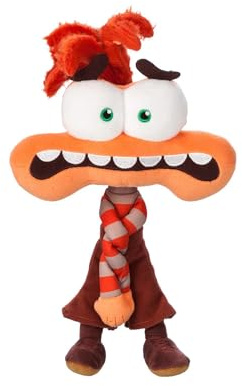 Disney Store Official Anxiety Soft Toy, Pixar's Inside Out 2, 31cm/12”, Small Cuddly Plush Character, Suitable for Ages 0+