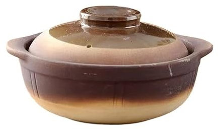 Tegame Terracotta Casseruola da 1 litro Porridge di spaghetti di riso Zuppa di latte Stufato di argilla Pentola di terracotta con manico Pentola di terracotta Pentola In Ghisa Con Coperchio