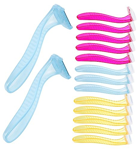 SAFIGLE 15piezas Recortadora Corporal Para Mujeres y Niñas Afeitadoras Manuales Cuchilla Facial De Afeitar Para Damas