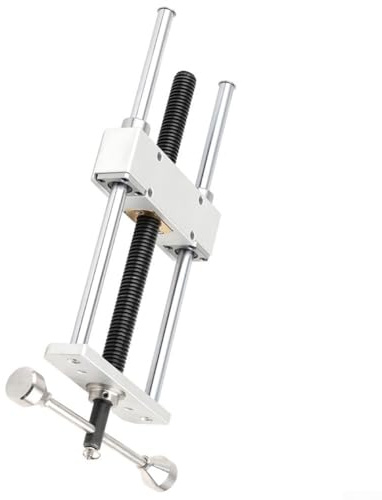 Morsa per inerzia per lavorazione del legno, resistente morsetto da tavolo con gamma da 0 a 300 mm per progetti CNC e fai da te, realizzata in lega di alluminio e S