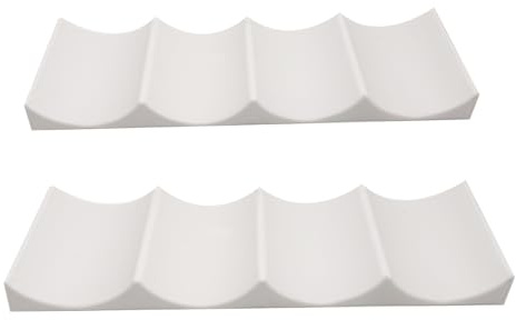 2 portabottiglie, portabottiglie per frigorifero, scaffale per lattine di | Per bottiglie d'acqua, bevande in lattina, portabottiglie di vino possono essere montati, bianco, in plastica