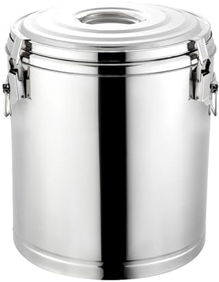 Olla de sopa de desayuno para gachas de avena, olla térmica portátil, multiusos, para hotel, bufé, para comedores de hotel, comercial (15 l)