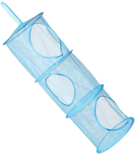BESTOMZ Mehrlagige Hängetasche aus Polyester mit Großem Fassungsvermögen und Stabilem Hängedesign als Aufbewahrender Organizer für Spielzeug und Unterwäsche zu Hause