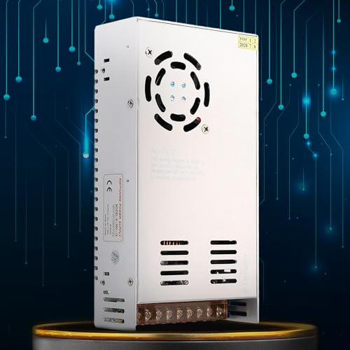 24V Power Supply 15A 360W Universal Regulated Switching | Converter AC 110/220V to DC 24 Volt LED Power Adapter, Transformer, Driver for CCTV, LED Strip light, Radio, Computer Project