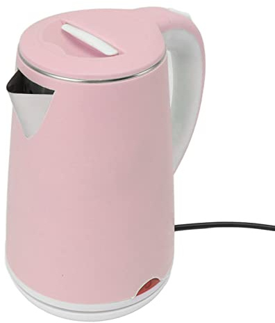 Qcwwy Hot Water Boiler Heater, Boil Dry 2000W UK Plug 220V Electric Hot Water Kettle for Tea (Pink)