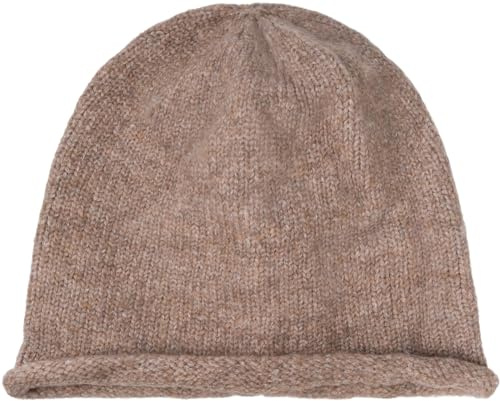 styleBREAKER Unisex Oversize Strick Beanie Mütze Rollrand Uni | Lockere Loose Fit Passform, weiches wärmendes Gewebe für kalte Winter, 28cm Bundweite, 24cm Gesamthöhe, bis 65cm Kopfumfang.