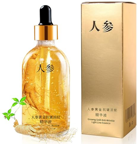 Anti Rides Puissant Immediat, anti rides instant Ginseng Anti Wrinkle Serum, 100ML serum visage de Ginseng, Serum Hydratant Visage, Soins du visage pour tous types de peau