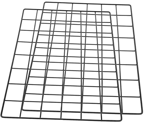 CAXUSD 2stücke Teiliges Metallgitter Wandpaneel Nordic Style Wanddeko Fotowand Organizer Mit Vielseitigem Wandaufbewahrungssystem Für Schlafzimmer Büro Und Wohnzimmer