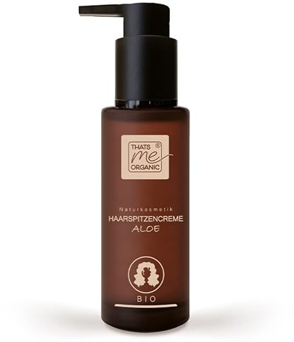 Thats me organic Bio-Haarspitzencreme Aloe 24/7 (100ml) – Leave in Haarpflege & Styling – Feuchtigkeitsspendende Haarcreme – Naturkosmetik für alle Haartypen – Bio Zertifiziert
