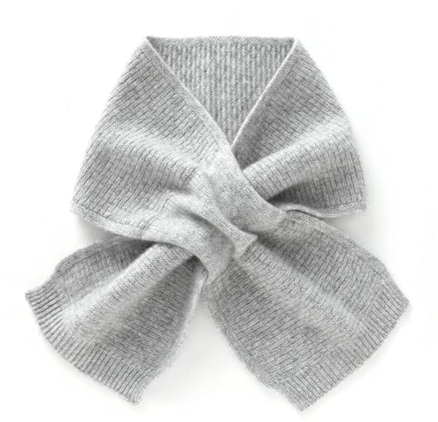 Kaschmir-Schal für den Winter, einfarbig, für Damen, Outdoor, hält warm, weich, Kaschmir, Strickschal, Mädchen-Schals, grau, One size