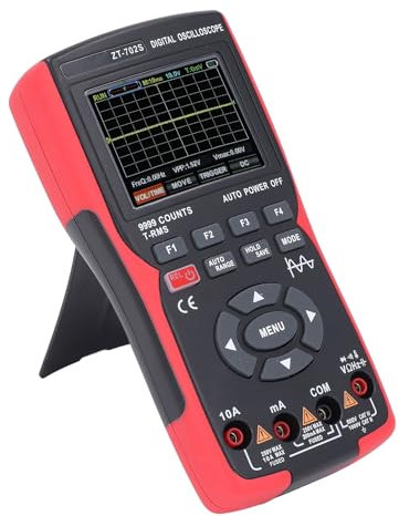 Oscilloscopio digitale palmare Multimetro 48MSa/s 9999 Conta 10M Trasferimento Larghezza di Banda Oscilloscopio Single Channel con 2 sonde