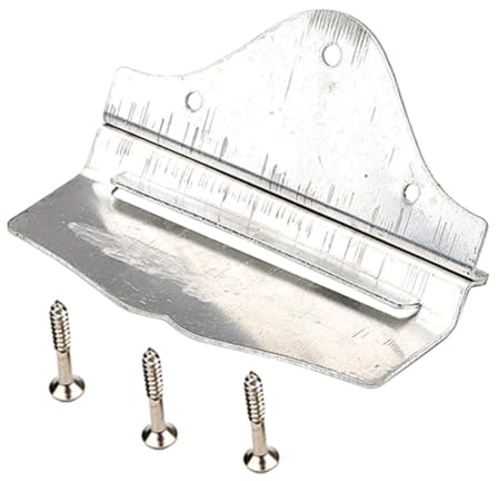 TOGEVAL Tailpiece Sturdy 14 String Mandolin Metal Replacement Part and Easy to Install Silver Tone Enhancer Traditional Accessory for Mandolin