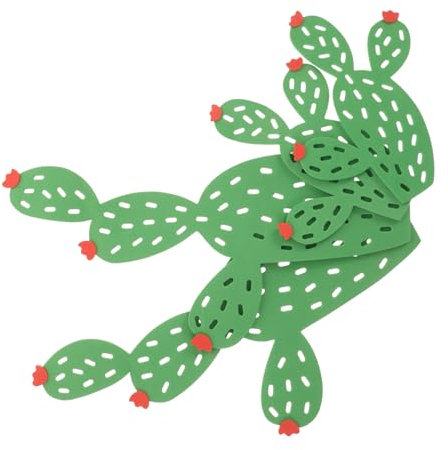 ULTECHNOVO 4stücke Cactus Fensterdekoration Wandaufkleber Aus Schaumstoff Für Kreative Klassenzimmergestaltung Abnehmbar Und Leicht Anwendbar Für Kinderzimmer Und Veranstaltungen