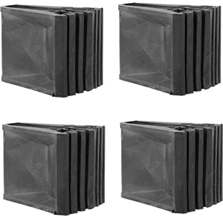 Housoutil 4pcs Multi-Purpose Ladder Feet Covers Slip Ladder Pads for Limb Safety