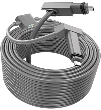 Cavo di Alimentazione Satellitare, Cavo Sostitutivo Satellitare Rettangolare Cavo di Alimentazione per Auto per Parabola GEN2 V2 10 Piedi + 3 Piedi