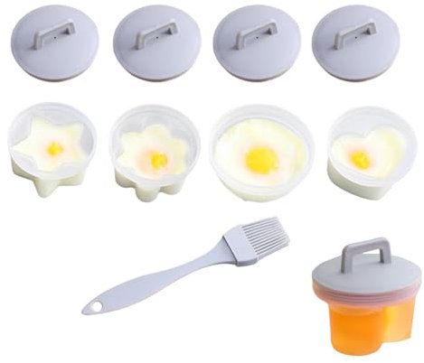 Single Egg Boiler: Silicone Cooking Tray | The Non-Stick Egg Poacher For Boiling Or Steam Eggs, A Wide Range Of Uses For Diet Meals, Recipes
