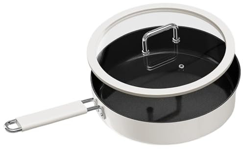Hogvinnatil Sartén,Sartén Antiadherente Paellera Revestimiento Cerámico - Recubrimiento Cerámico para Cocinas de Inducción Eléctricas y Horno