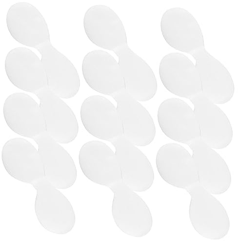 PLAFOPE 100hojas Papel Para De Ojos Unidades Para Ojos Caseros De Material No Tejido Láminas Para Desechables Adecuado Para Cuidado Piel
