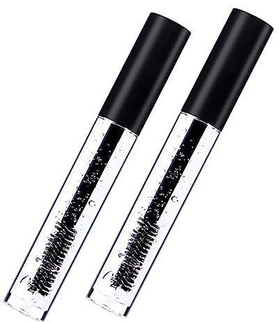 VALICLUD Gel Fixateur Sourcils Transparent Liquide pour Sourcils Noir 2 Pièces 3,8g Résistant la Transpiration Facile à Brosser