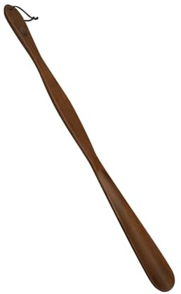 Skoputter, Bärbart Skopåtagningshjälpmedel I Massivt Trä, Skohjälpmedel Bekvämt Att Bära For Seniorer Äldre Gravida(L-40CM)